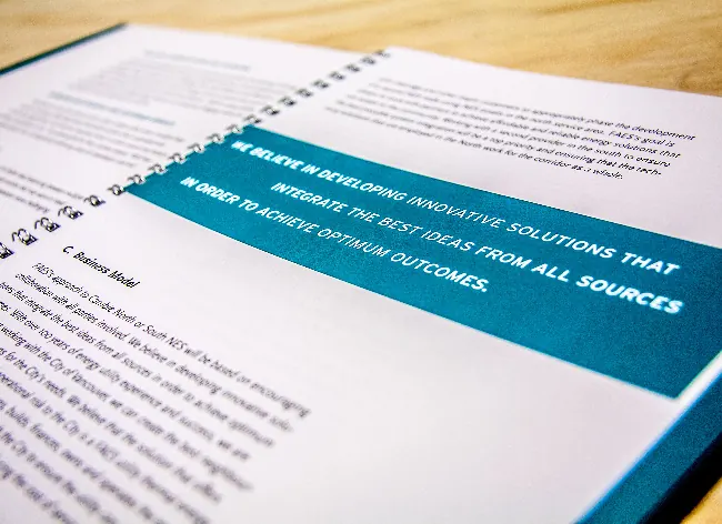 Proposal interior pages