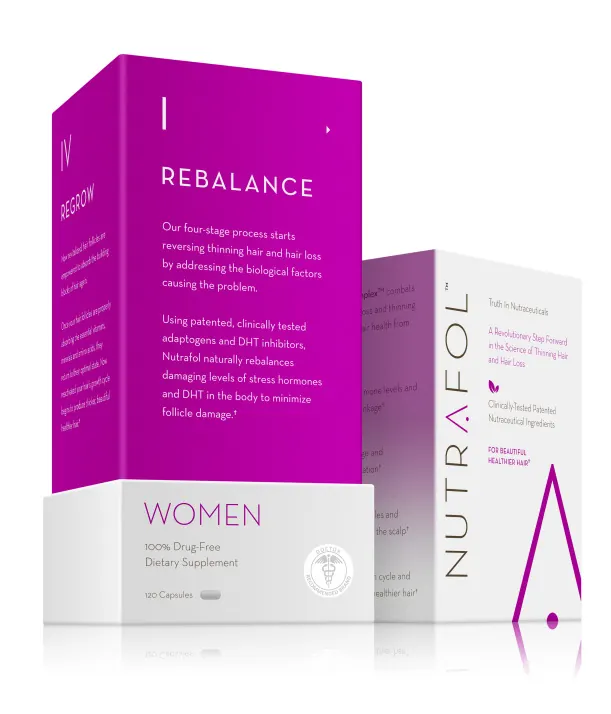 Nutrafol Rebalance packaging