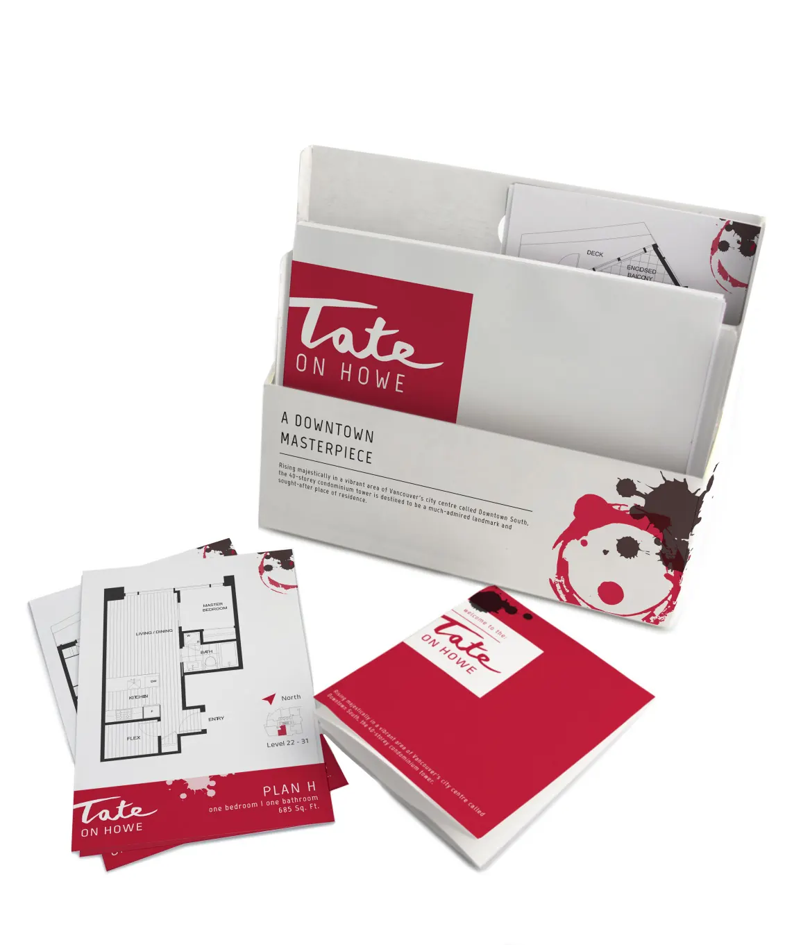 The Tate on Howe presentation box and booklets