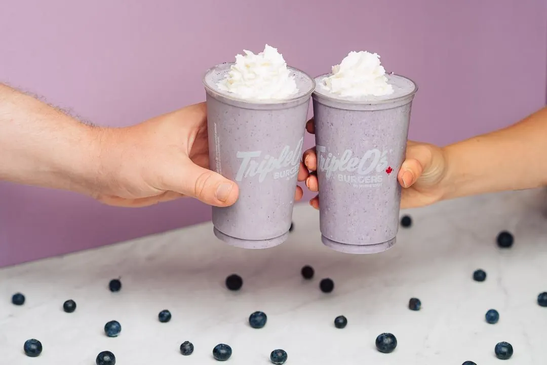 Two Triple O's milkshakes