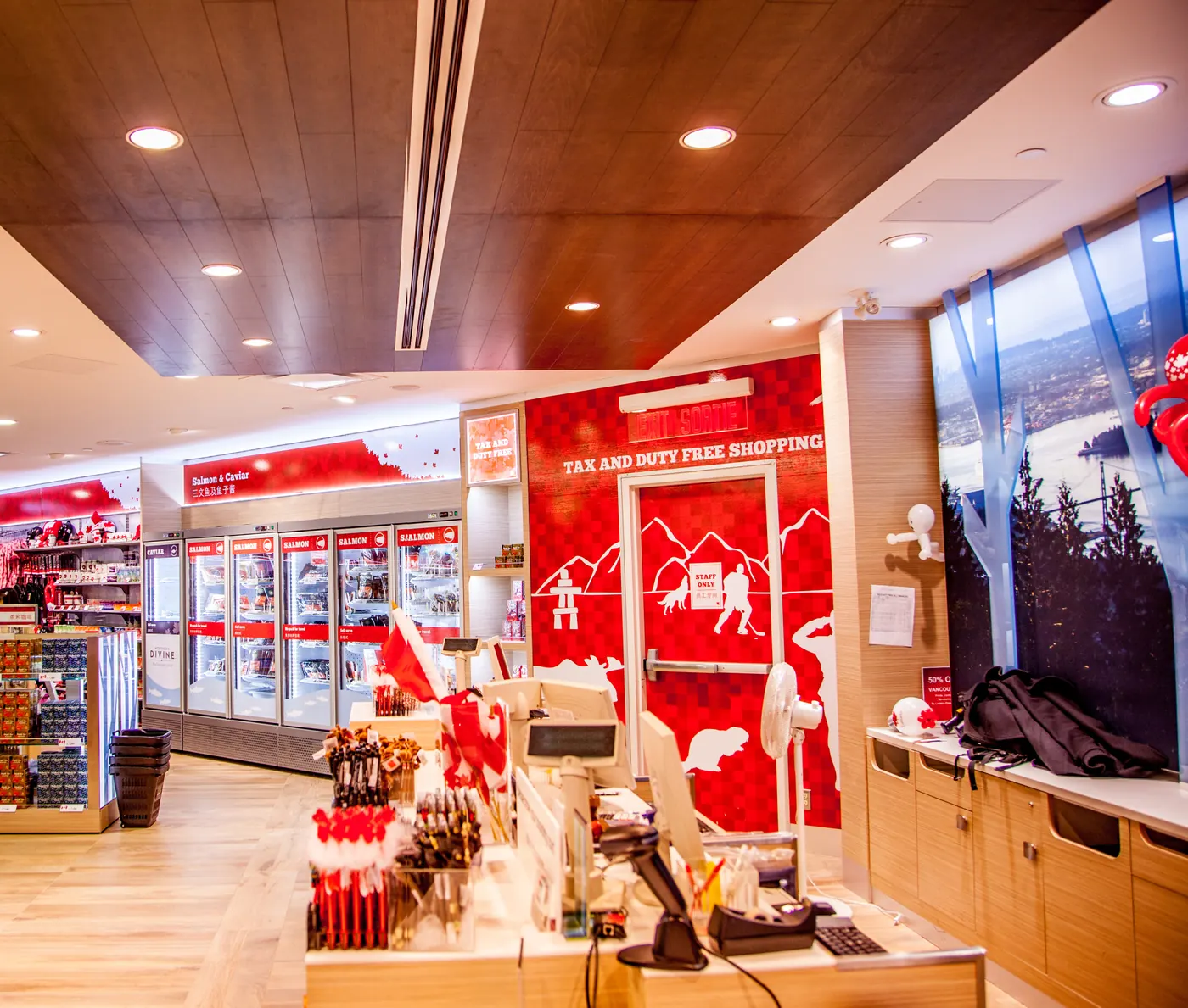 The redesigned World Duty Free store interior